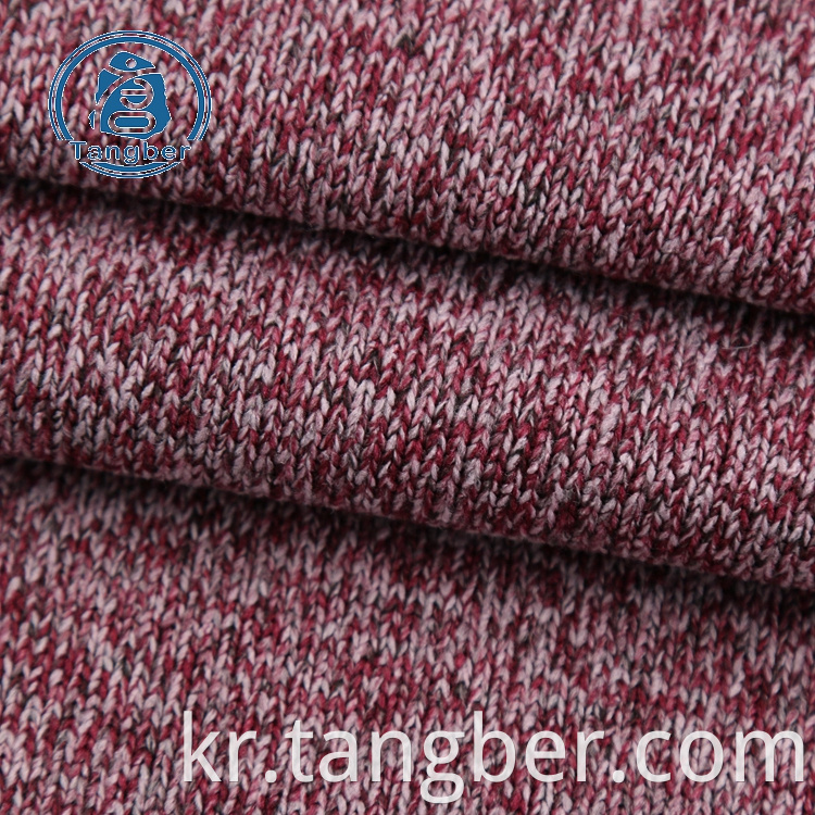 brushed hacci knit fabric